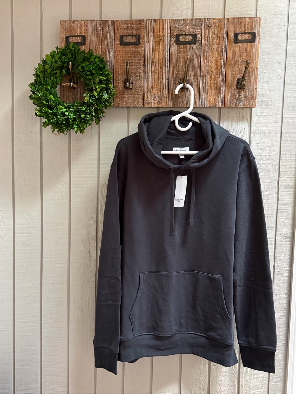 Goodfellow & Co Charcoal Cozy Hoodie - Dark Gray